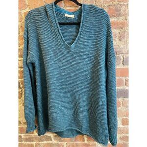 Easel Las Angeles Turquoise Knit Sweater Women’s Size Medium